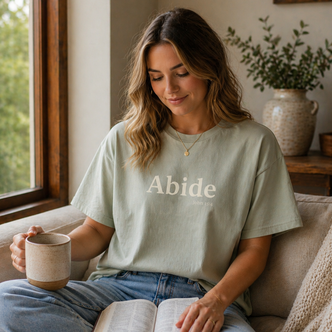 Abide Tee - Bay