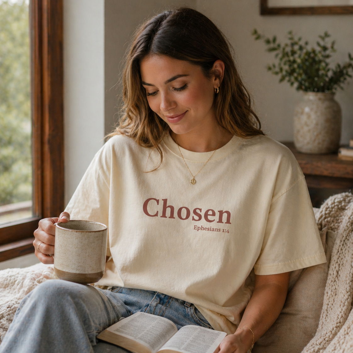 Chosen Tee - Ivory