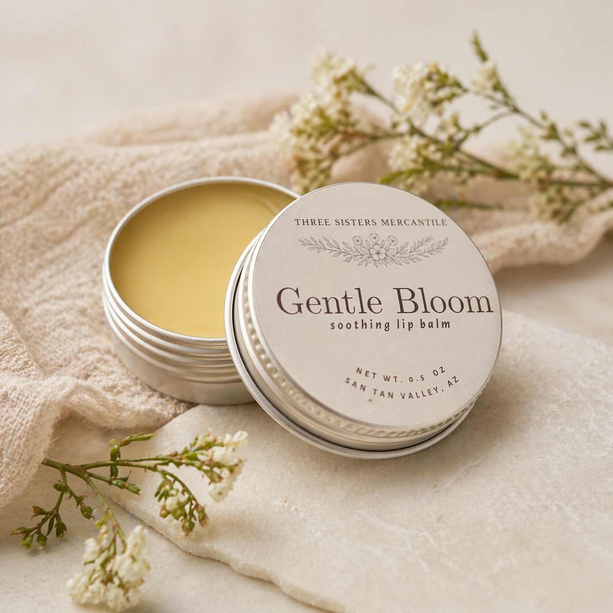 Gentle Bloom Soothing Lip Balm