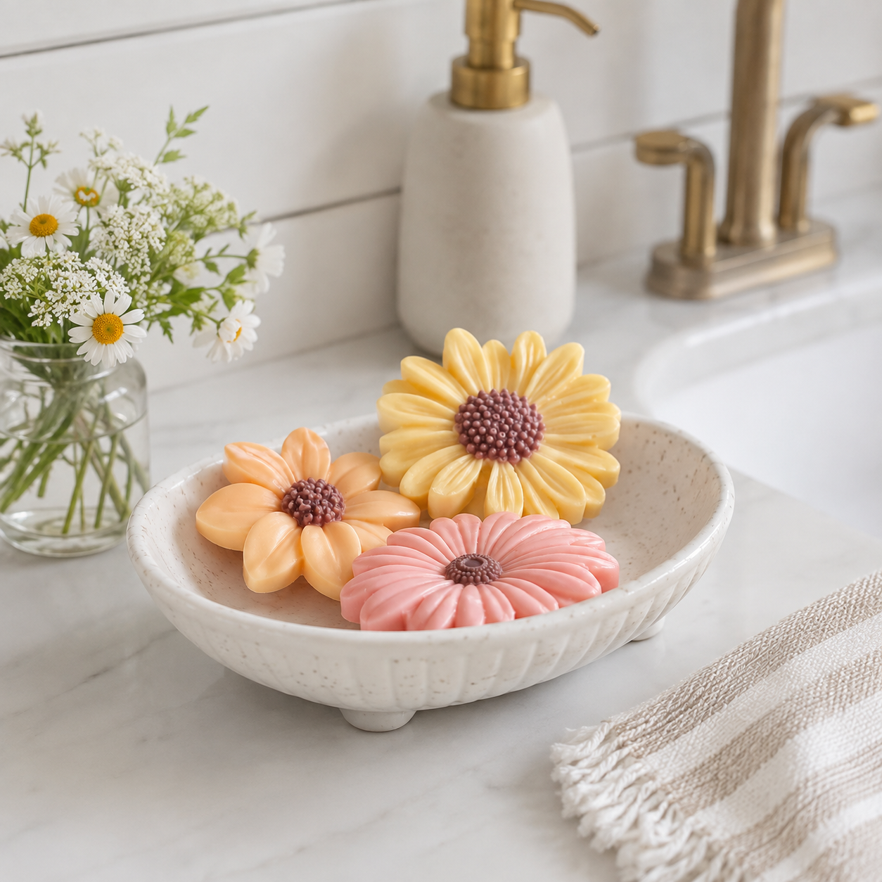 Floral Guest Soap