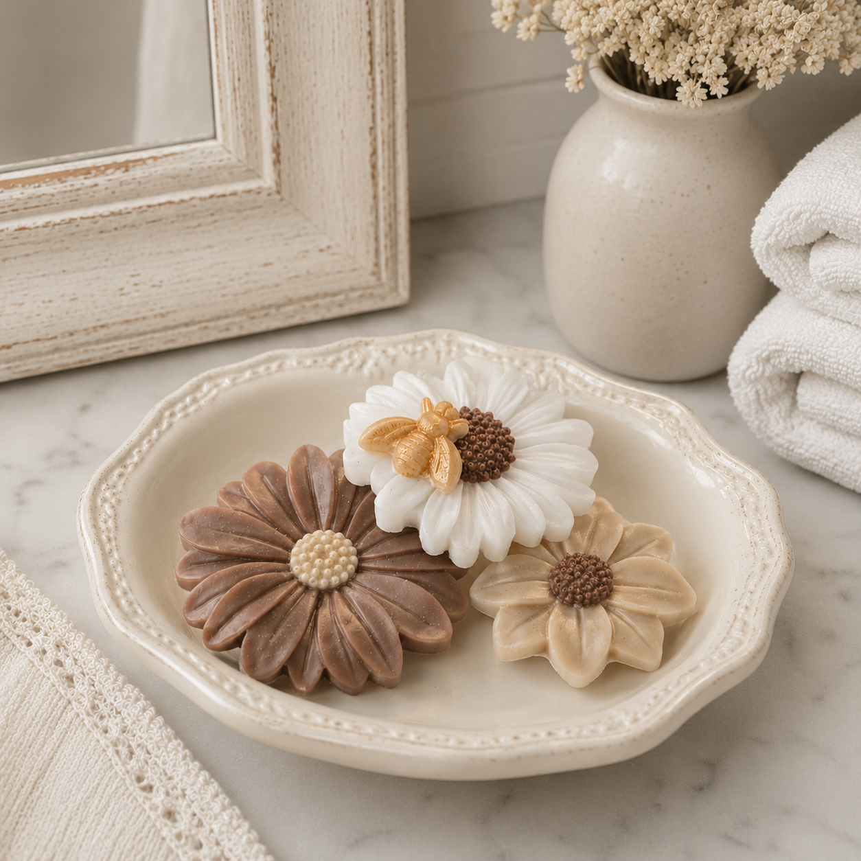 Floral Guest Soap