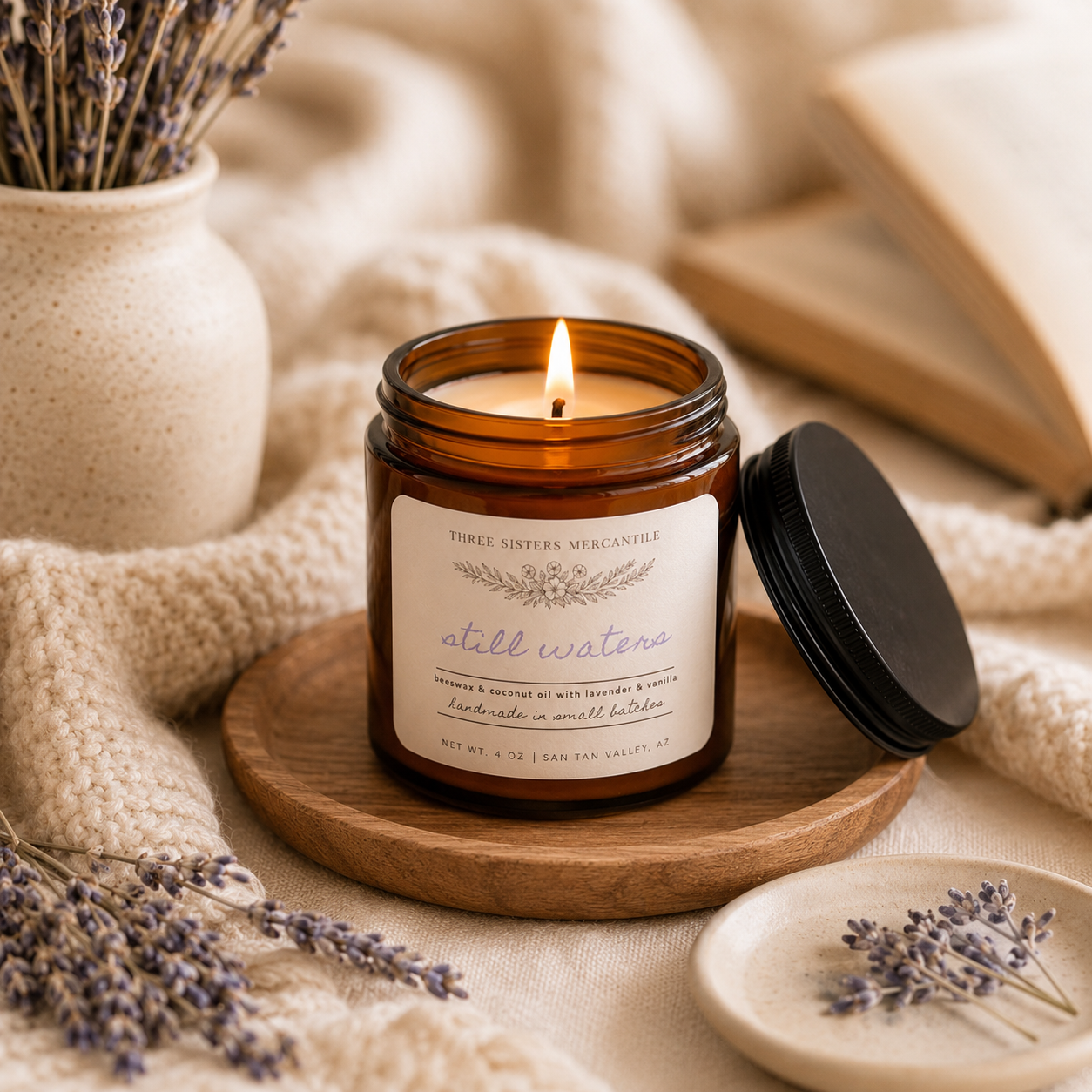 Handcrafted Beeswax Candle
