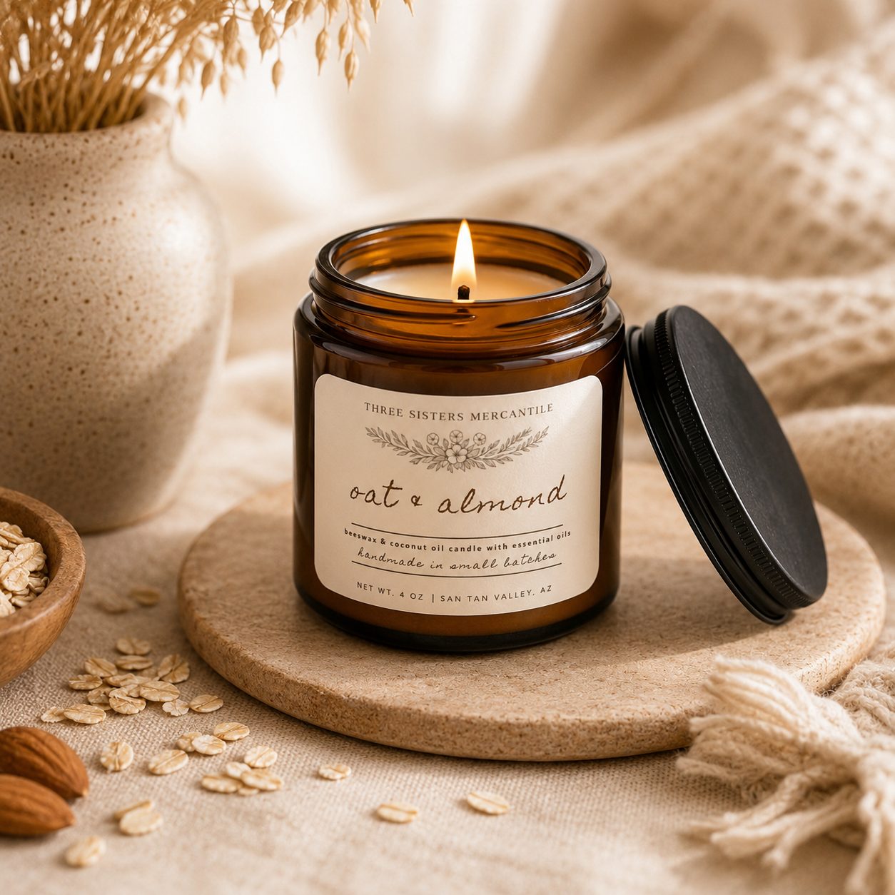 Handcrafted Beeswax Candle