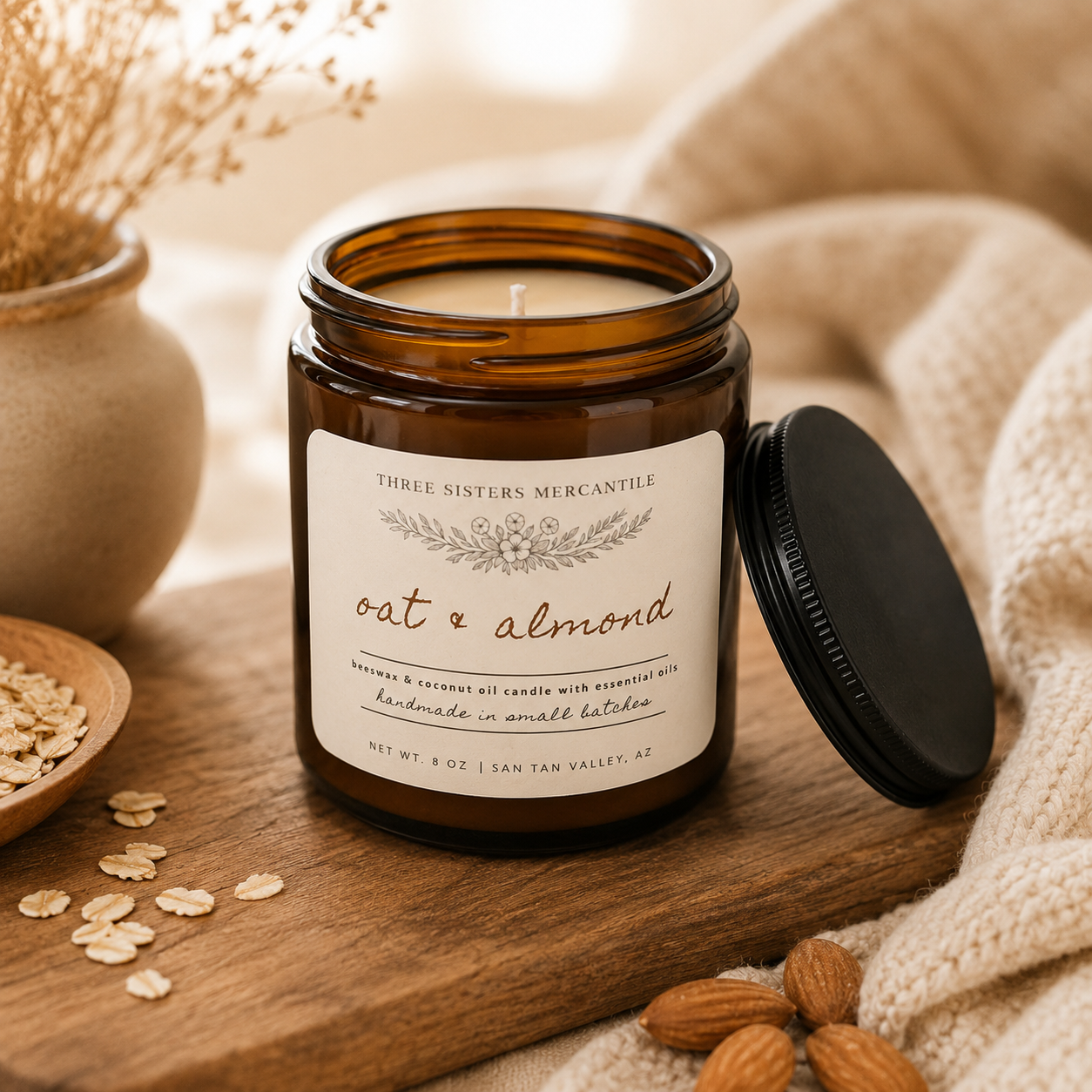 Handcrafted Beeswax Candle